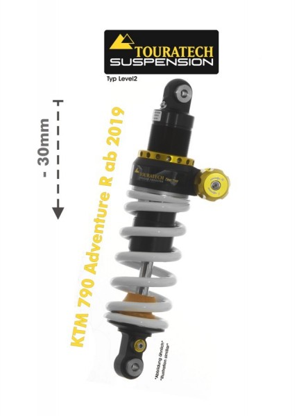 Touratech Suspension Tieferlegung -30mm für KTM 790 Adventure R ab 2019 Typ Level2