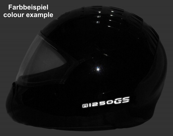 Helmaufkleber Helm Aufkleber reflektierend im Stil Typ 1 für BMW R1250GS