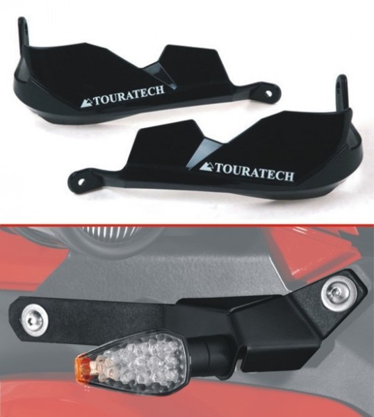 Handprotektoren GD für Ducati Multistrada 1200 bis 2014 *schwarz* für Originallenker - inclusive L