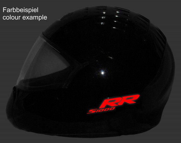 Helmaufkleber Helm Aufkleber reflektierend im Stil S 1000 RR Typ 1 für BMW S1000RR