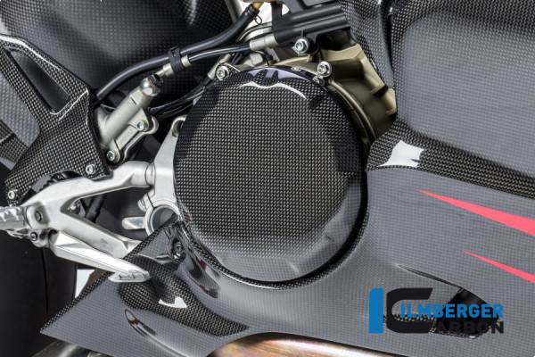 Carbon Kupplungsdeckelabdeckung glanz für Ducati Panigale 1299 ab 2015