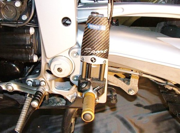 Fahrerfußraste - Hydraulisch verstellbar 45mm für BMW K1200S S1000XR