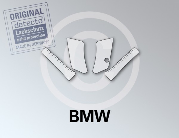 Lackschutzfolie Set Fußrasten 4-teilig für BMW K1300GT