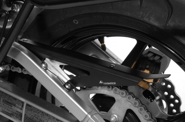 Touratech Kettenschutz eloxiert für Kawasaki Versys 650 schwarz