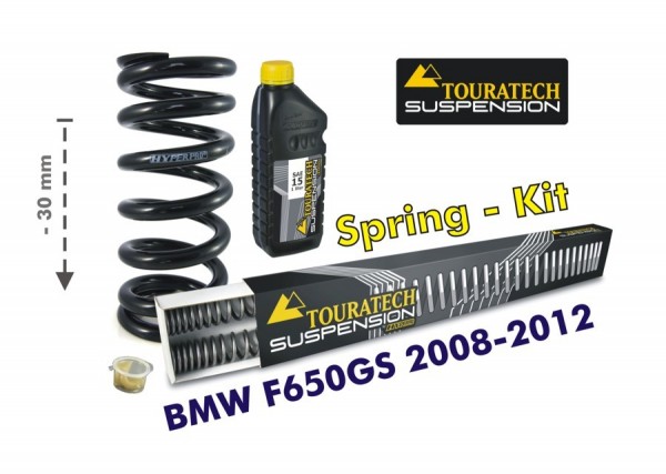 Touratech Tieferlegung um 30mm für BMW F650GS Twin 2008-2012 Austauschfedern
