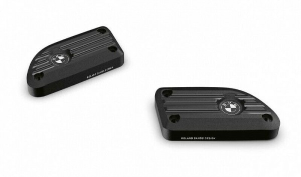 Original BMW Deckel 2-Tone-Black für Ausgleichsbehälter Bremse + Kupplung vorn (Roland Sands Design)