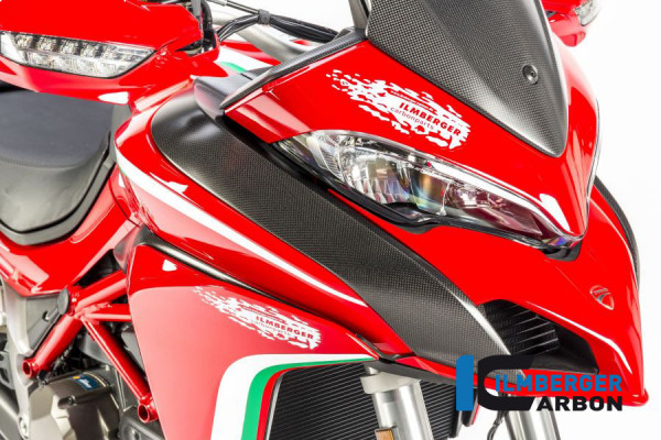 Carbon Tankverkleidung oben rechts matt für Ducati Multistrada 1200 DVT ab 2015 / Enduro ab 2016