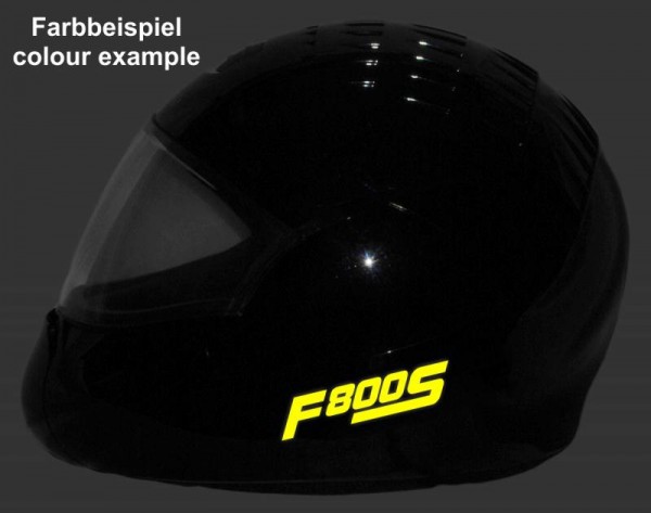 Helmaufkleber Helm Aufkleber reflektierend im Stil F800S Typ 1 für BMW F 800 S