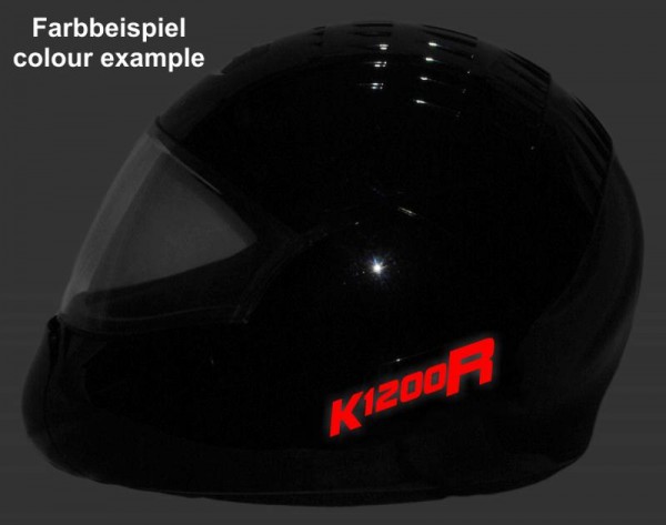 Helmaufkleber Helm Aufkleber reflektierend im Stil Typ1 für BMW K1200R
