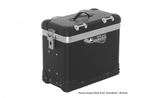 ZEGA Pro2 Aluminium Koffer &quot;And-Black&quot;, 31 Liter, vormontiert
