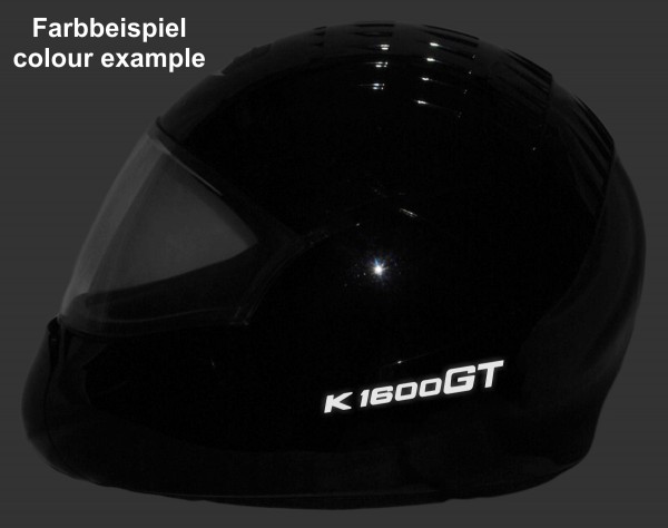 Helmaufkleber Helm Aufkleber reflektierend im Stil Typ 1 für BMW K1600GT