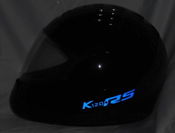 Helmaufkleber Helm Aufkleber reflektierend im Stil Typ1 für BMW K1200RS