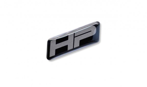 Original BMW HP Label Maße: 22 x 9 mm z.B. für HP4 K1200R + Sport K1300R K1200S K1300S
