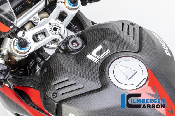 Carbon Abdeckung vorne am Tank matt für Ducati Panigale V4 / V4 S / V4 R