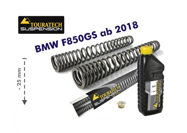 Progressive Gabelfedern für BMW F850GS/BMW F850GS Adventure ab 2018 Tieferlegung um -25mm