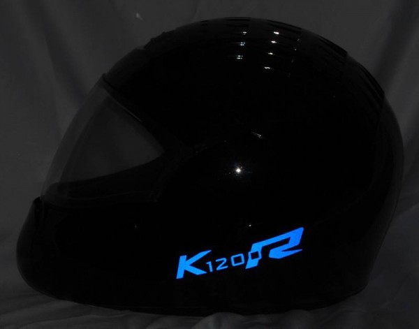 Helmaufkleber Helm Aufkleber reflektierend im Stil Typ3 für BMW K1200R