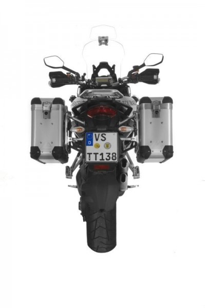 Touratech ZEGA Pro2 Koffersystem 31/31 Liter Edelstahlträger Ducati Multistrada 1200 bis14