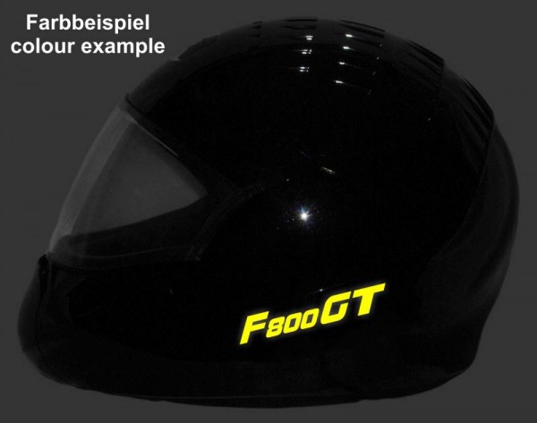 Helmaufkleber Helm Aufkleber reflektierend im Stil Typ 1 für BMW F 800 GT