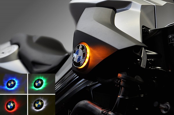 Zweifarbige LED Emblemblinker Emblem Blinker für BMW F800R bis 11
