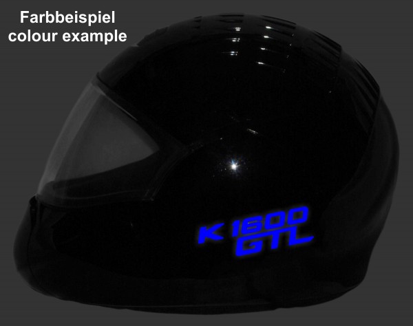 Helmaufkleber Helm Aufkleber reflektierend im Stil Typ 1 für BMW K1600GTL