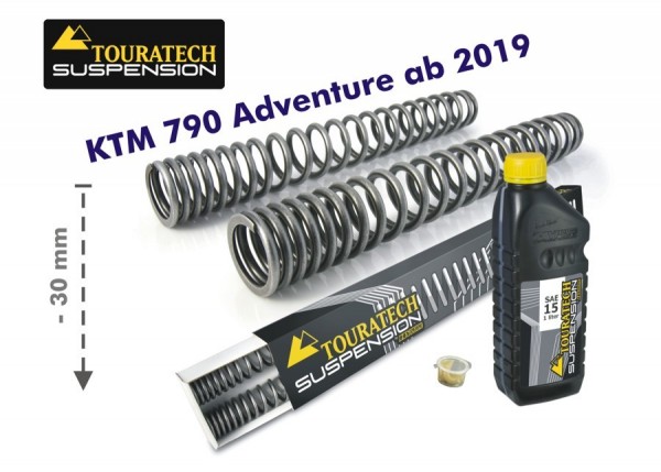 Touratech Progressive Gabelfedern für KTM 790 Adventure ab 2019 Tieferlegung um -30mm