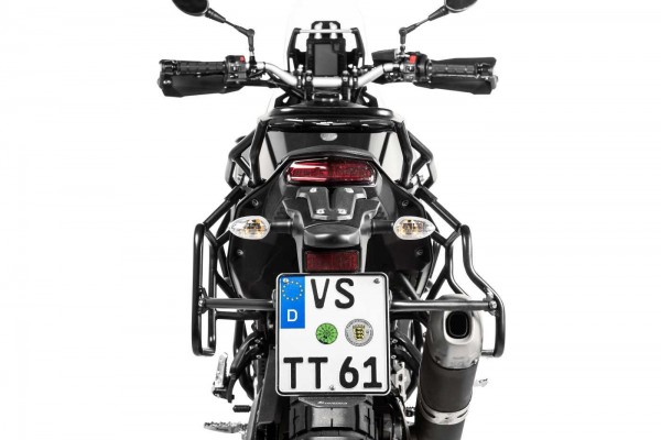 Touratech Kofferträger Edelstahl Sondersystem für ZEGA Evo X für Yamaha Tenere 700 / World Raid