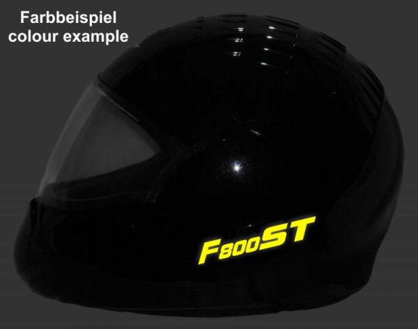 Helmaufkleber Helm Aufkleber reflektierend im Stil F800ST Typ 1 für BMW F 800 ST