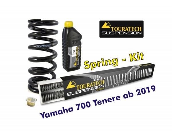 Touratech Progressive Federn für Gabel und Federbein für Yamaha 700 Tenere ab 2019