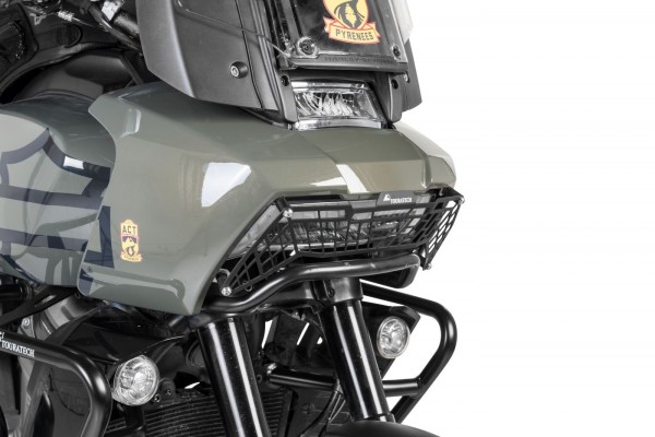 Scheinwerferschutz schwarz eloxiert für Harley-Davidson RA1250 Pan America *OFFROAD USE ONLY*