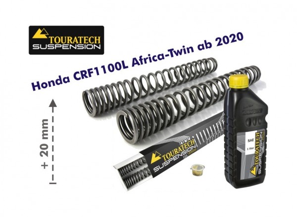 Touratech Progressive Gabelfedern für Honda CRF1100L Africa Twin ab 2020 +20mm / Offroad-Travel