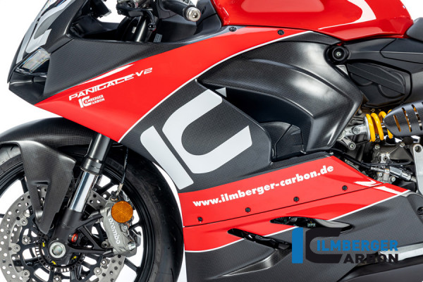 Carbon Verkleidungsseitenteil links matt für Ducati Panigale V2