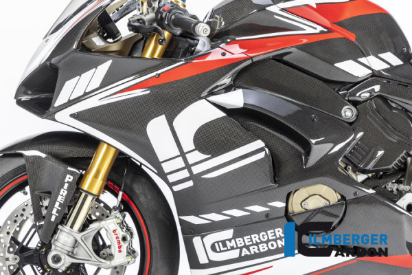 Carbon Verkleidungsseitenteil links glanz für Ducati Panigale V4 Racing 2018-2019