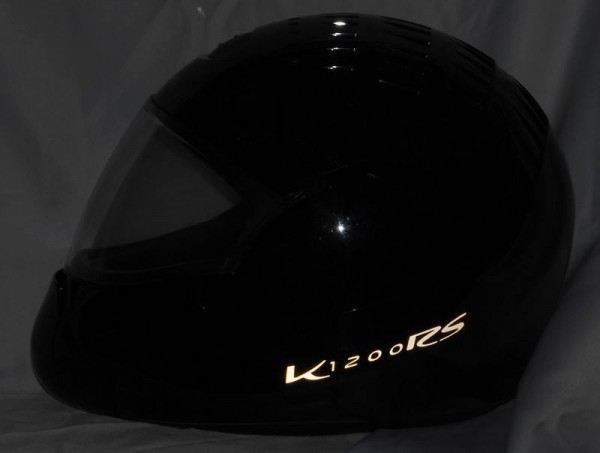 Helmaufkleber Helm Aufkleber reflektierend im Stil Typ3 für BMW K1200RS