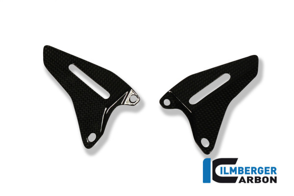 Carbon Fersenschutz rechts / links (2tlg) für Ducati 848 S/R / 1098 S/R / 1198 S/R