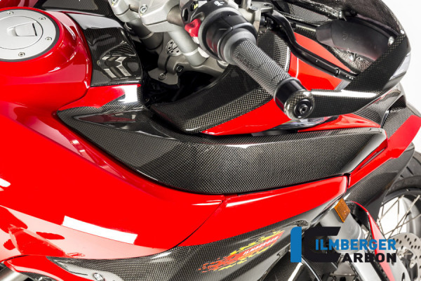 Carbon Tankverkleidung oben rechts glänzend für Ducati Multistrada 1200 DVT ab 2015 / Enduro ab 2016