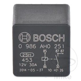 Bosch Multifunktionsrelais Relais 12V 30A 5-polig für BMW R100S R100RT R100RS R100CS R75/7