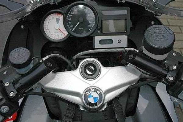 Lenker Umbau Kit und Lenkererhöhung mit Versatz 85mm näher ABE für BMW K1200S Bj. 2007-2008